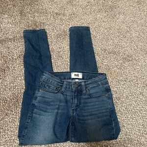 PAIGE Women's Dark Blue Skinny Jeans